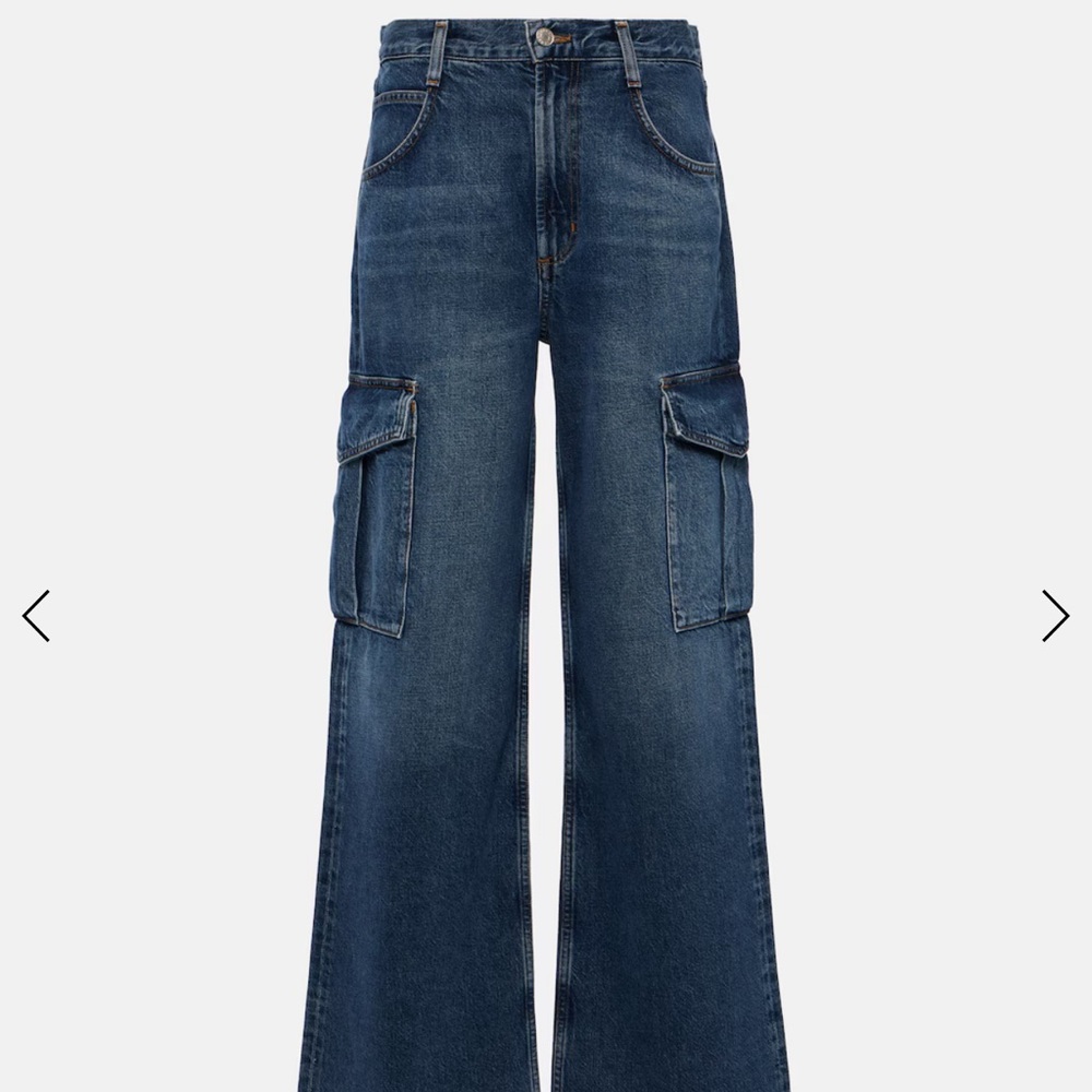 Agolde Dark Blue Flare Jeans